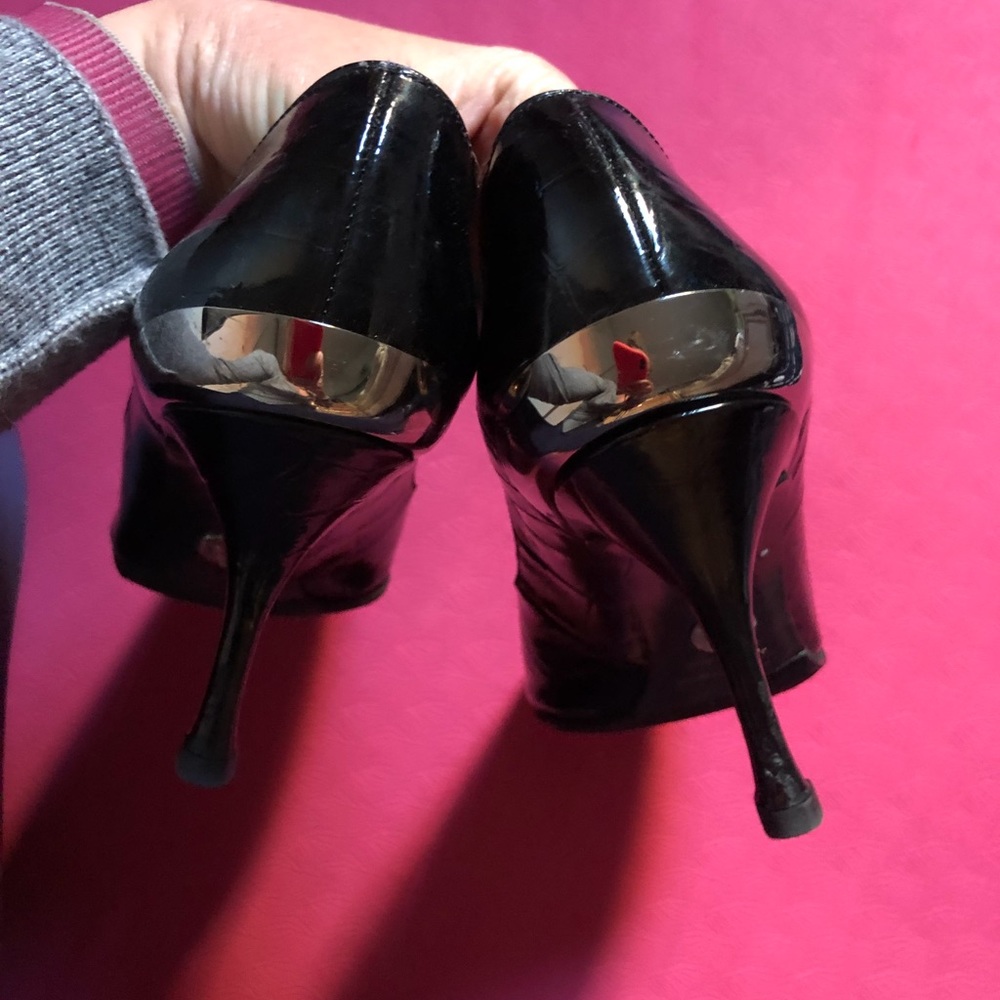 $900 Dolce Gabbana Authentic Leather heels size 35 usa 5 - Picture 9 of 11